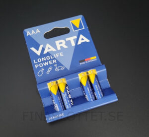 Batterier 4-pack AAA