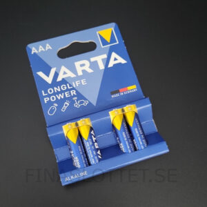 Batterier 4-pack AAA